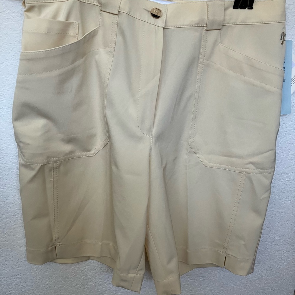CoolMax Masters Cream Tailored Shorts